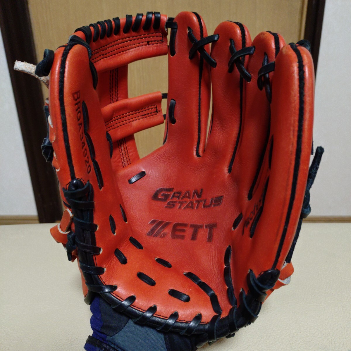 ゼットグランステイタス 木村拓哉モデル 一般軟式用グローブ 極美品