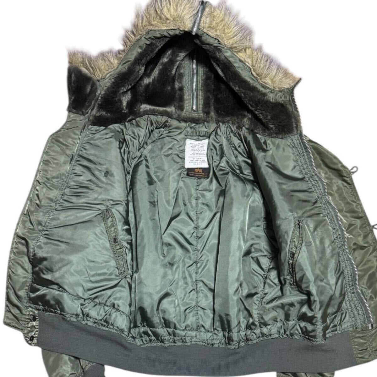 ALPHA INDUSTRIES 90s USA製 ビンテージ アルファ L-2B USA製 セージ