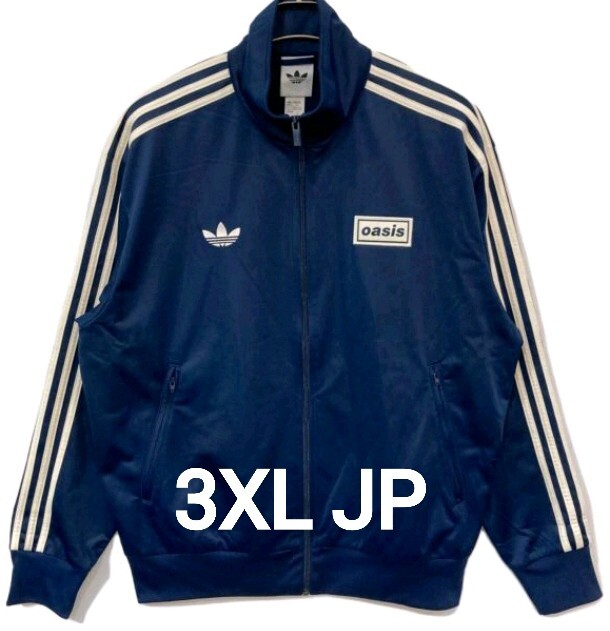 新品3XLADIDAS OASIS ツアー ファイヤーバード トラックトップ紺