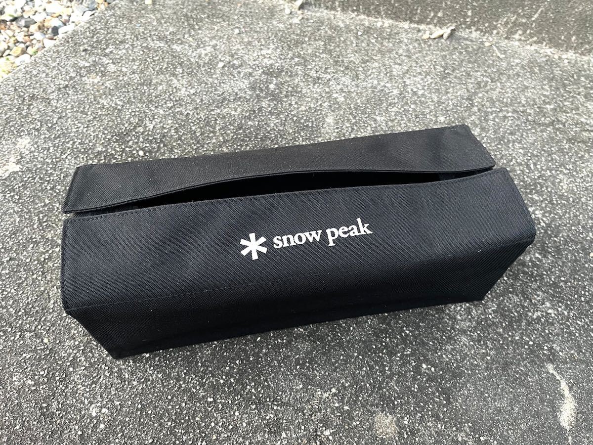 snow peak（スノーピーク）ステンボックスハンガーティッシュケース