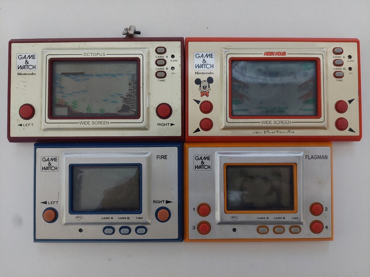 貴重 ジャンク品 ゲームウォッチ6個セット オクトパス・ドンキーコング