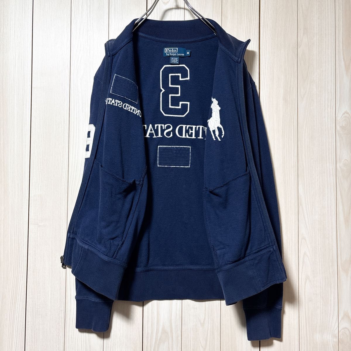美品 90sポロラルフローレン トラックジャケット USA ビッグポニー