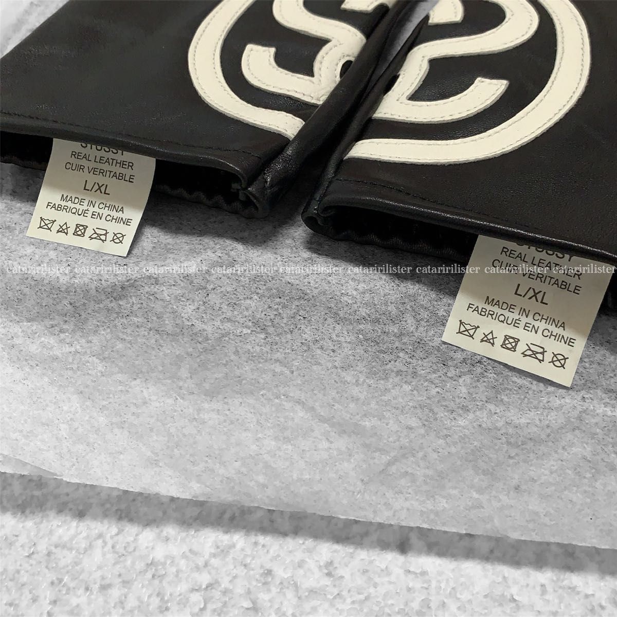 KEIJU着用 Stussy SS LINK LEATHER GLOVES ステューシー SS リンク