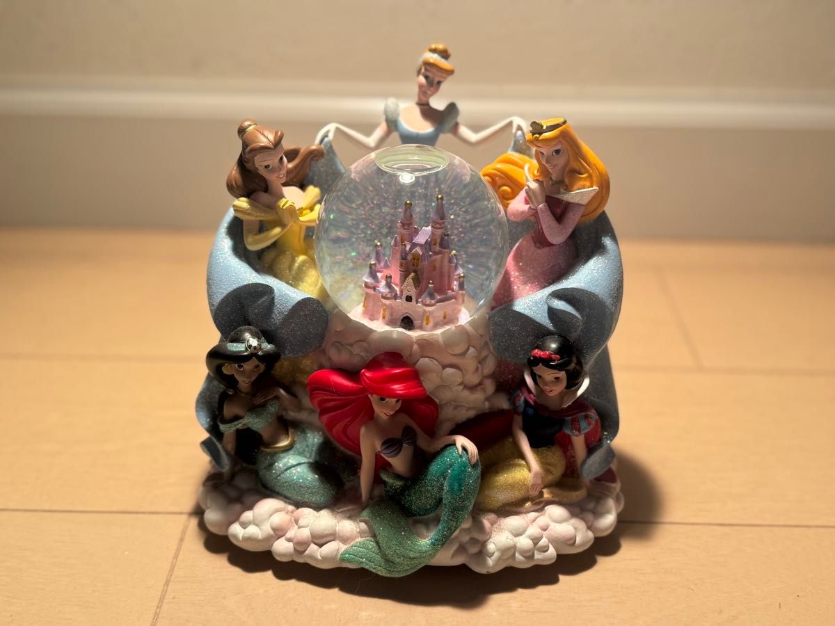 ディズニープリンセス スノーグローブ オルゴール Disney 美女と野獣