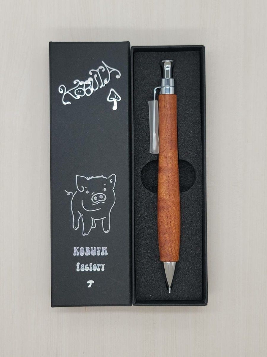 新品 こぶた工房 欅 ケヤキ 極上玉杢 シャープペンシル0 5｜Yahoo