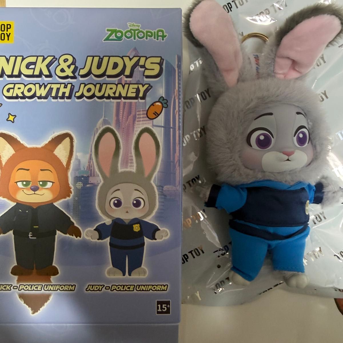 TOPTOY ジュディ 警服 ニック＆ジュディの成長の旅 ズートピア