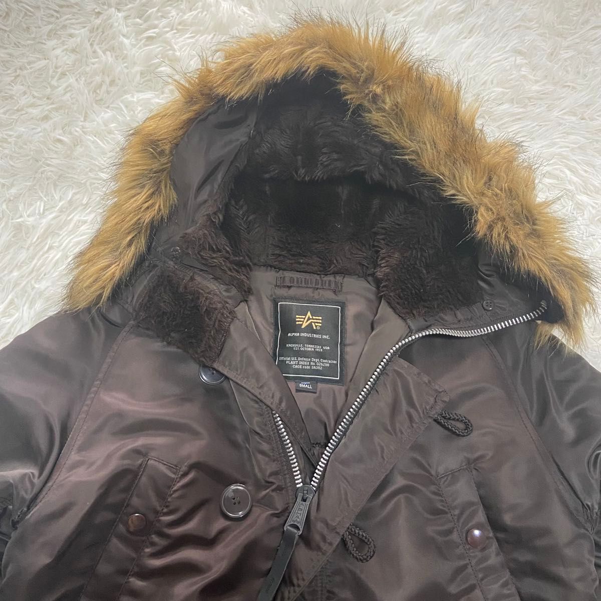 ALPHA INDUSTRIES フライトジャケット N-3B 脱着可能ファー｜Yahoo
