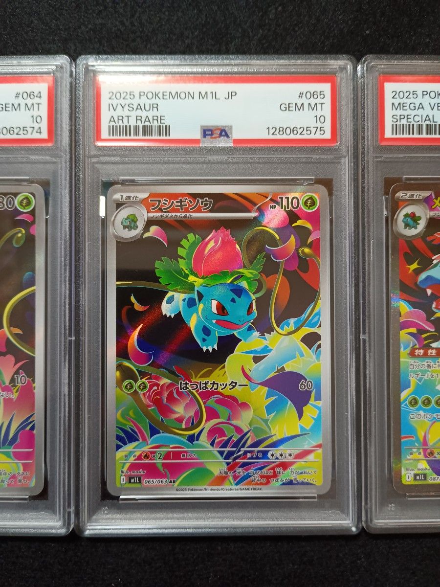 PSA10】ポケモンカード フシギダネ フシギソウ メガフシギバナex SAR
