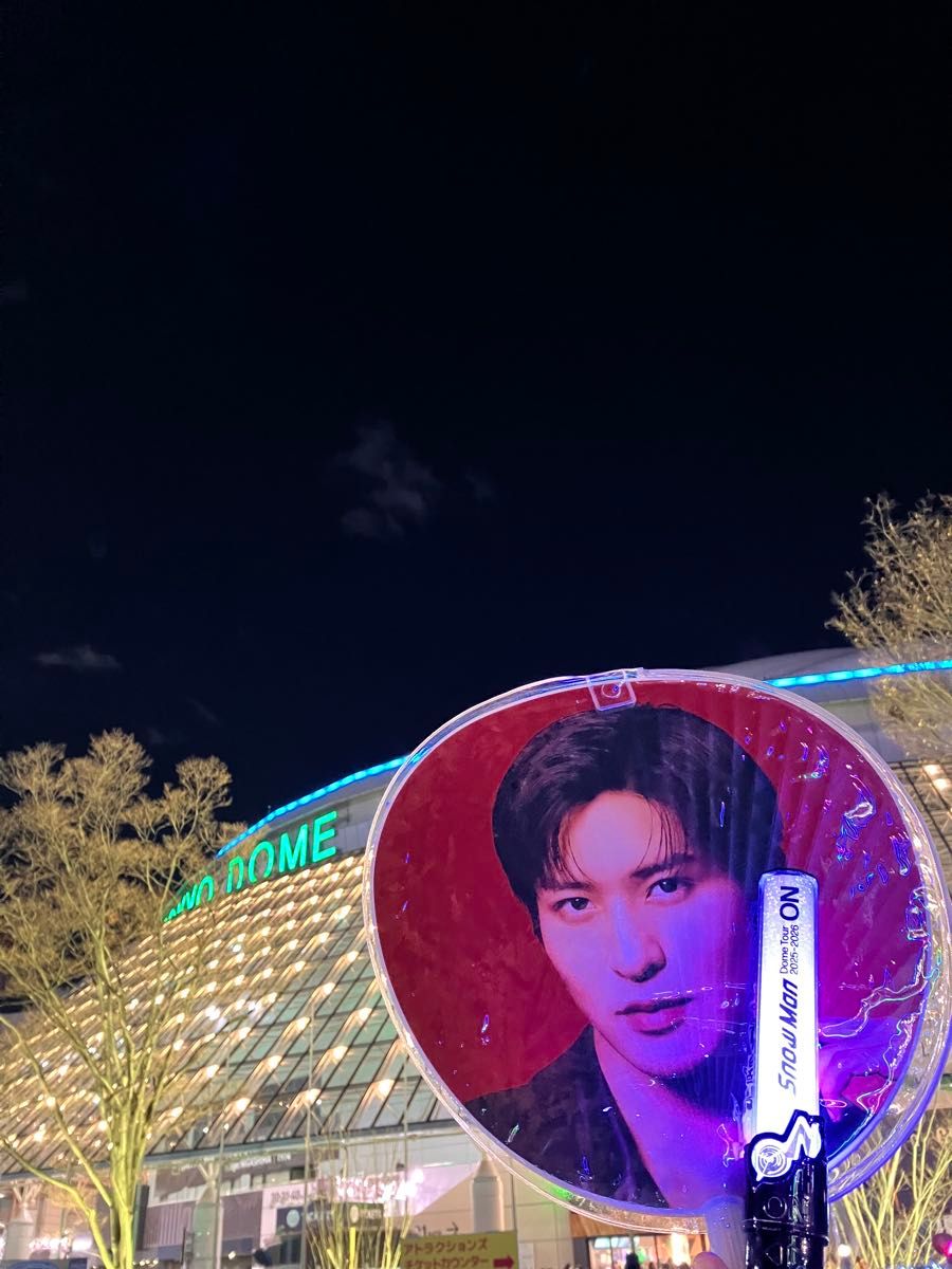 Snow Man Dome Tour 2025-2026 ON ペンライト うちわ めめ 目黒蓮