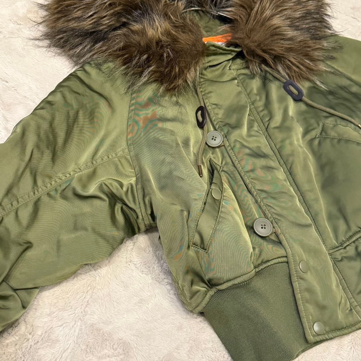 AZUL by moussy】 N-2B フライトジャケット 短丈 S｜Yahoo!フリマ（旧
