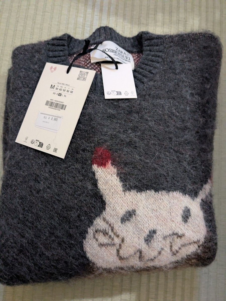 SOSHIOTSUKI ZARA ブラッシュドインターシャニット M｜Yahoo!フリマ