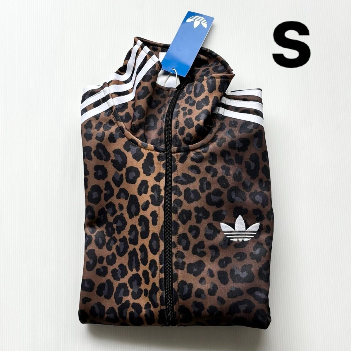 新品 adidas ABCマート限定 レオパード トラックジャケット Sヒョウ柄