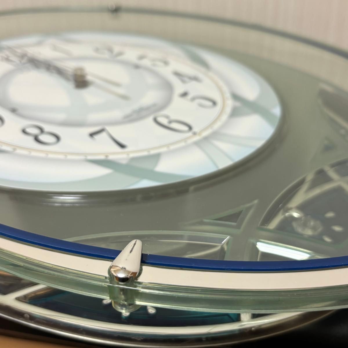 リズム CITIZEN シチズン 電波掛け時計 からくり時計 パルミューズM454
