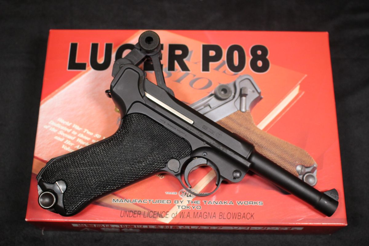 タナカワークス LUGER ルガー P08 HW 4インチ マグナブローバック ガス