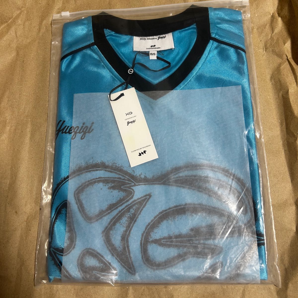 XG × YUEQI QI Football Oversized Tee BLUE XS/S｜Yahoo!フリマ（旧