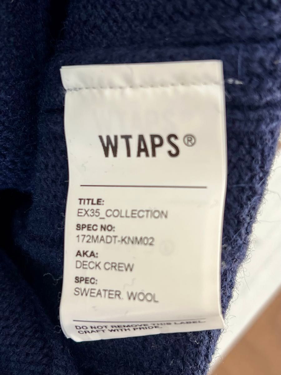 WTAPS ダブルタップス ネイビー リブ編みセーター サイズs 美品｜Yahoo