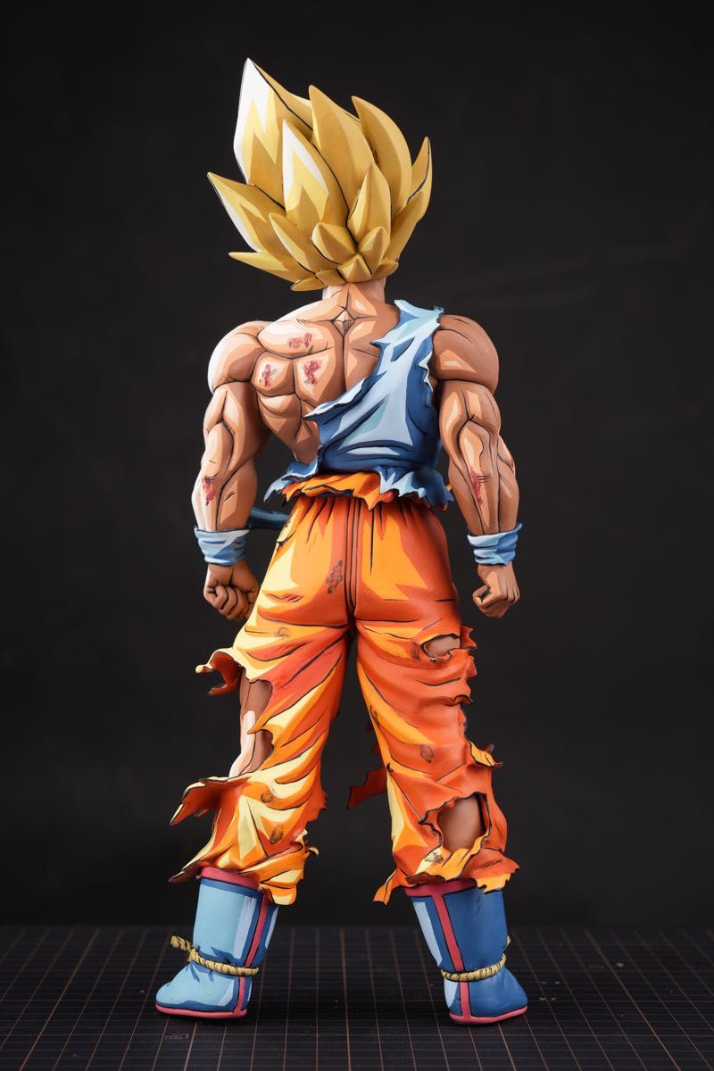 ドラゴンボールSMSP サイズ 伝説の超サイヤ人 孫悟空 リペイント 二