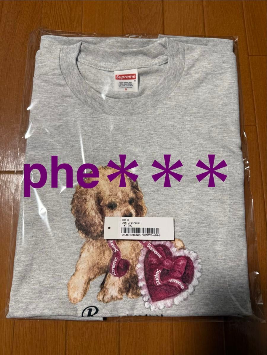 新品】 Supreme Dust Tee ash grey S シュプリーム Tシャツ グレー