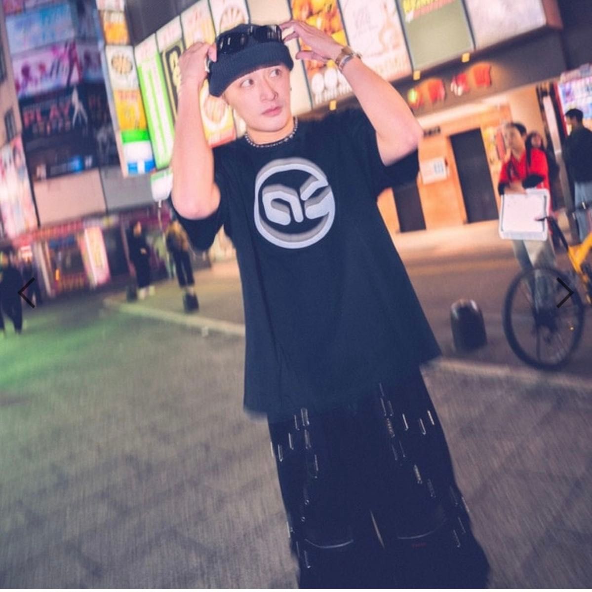 白濱亜嵐 ALAN SHIRAHAMA Circle Logo SS Tee Lサイズ 新品未使用