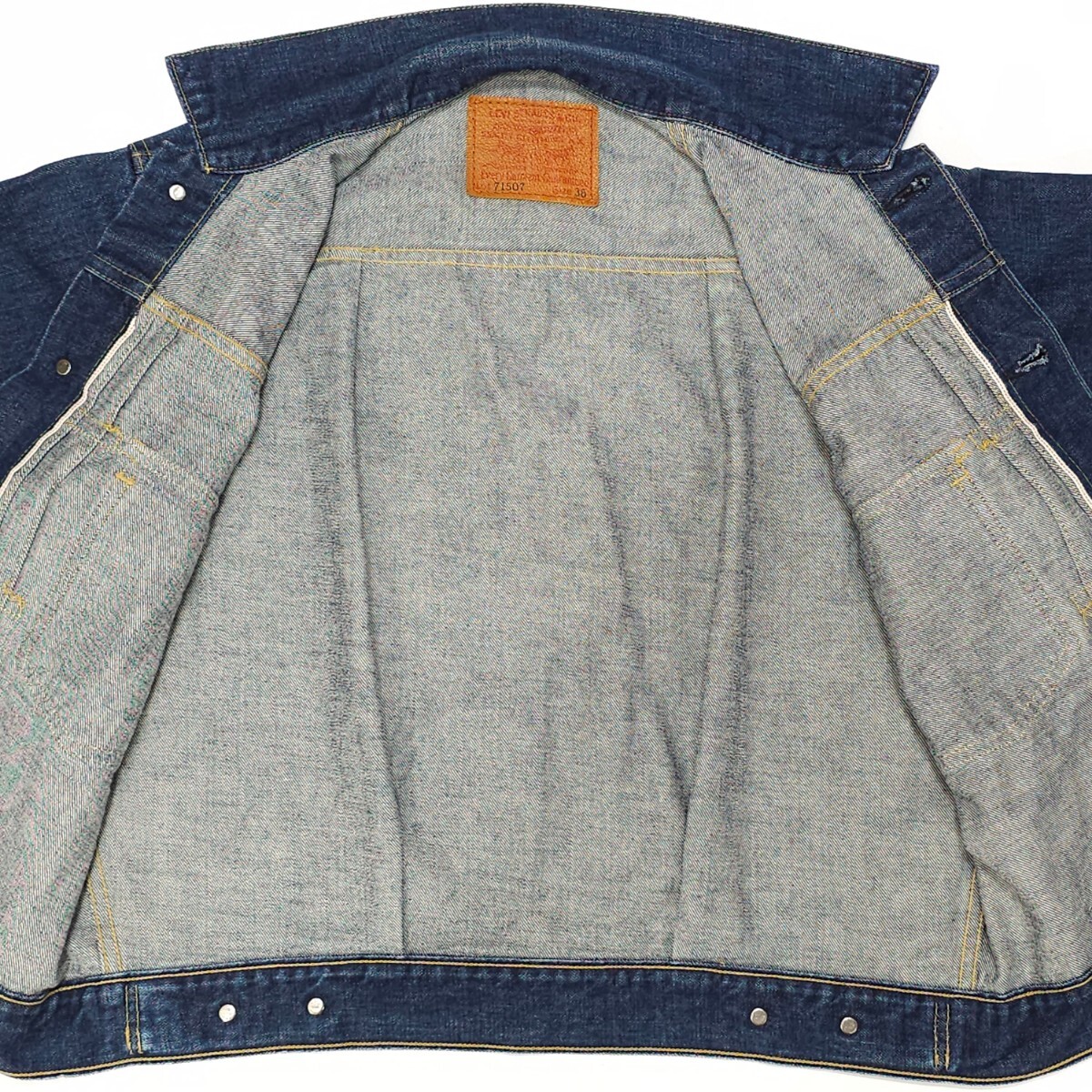 Levi'sリーバイス 71507XXデニムジャケットGジャン2ndセカンド38ビッグ
