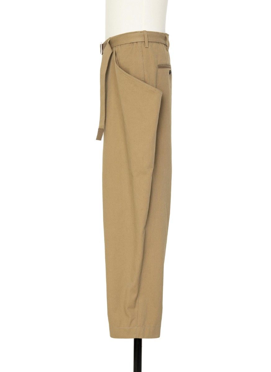 SACAI 25SS Cotton Chino Pants ベージ サイズ 0 25-03894M サカイ