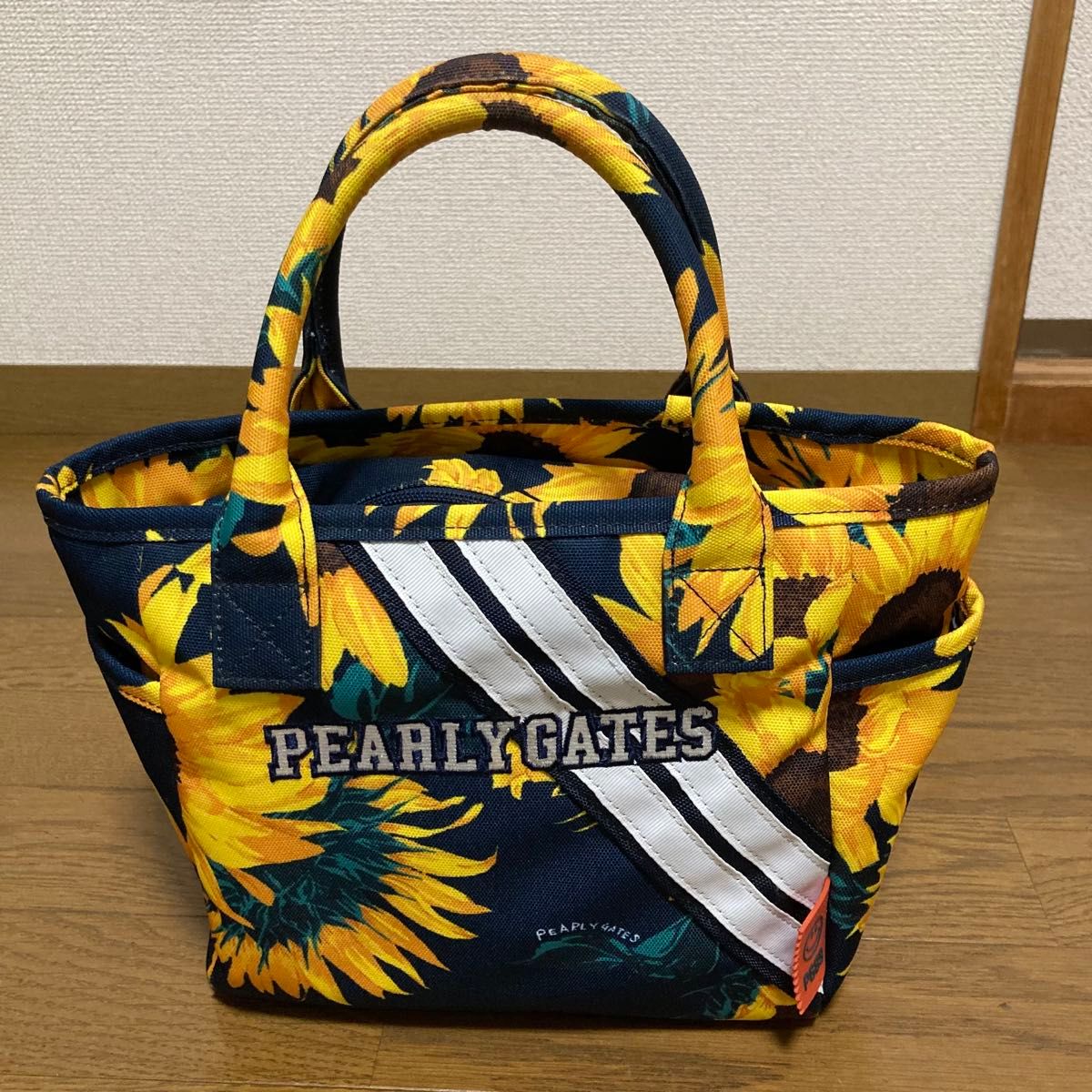 希少 美品 PEARLYGATES パーリーゲイツ カートバッグ ひまわり