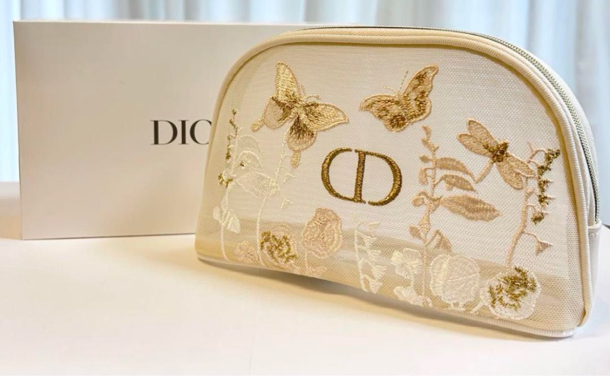 DIOR ノベルティ 刺繍ポーチ マザーズデイ ポーチ 母の日 限定 最新