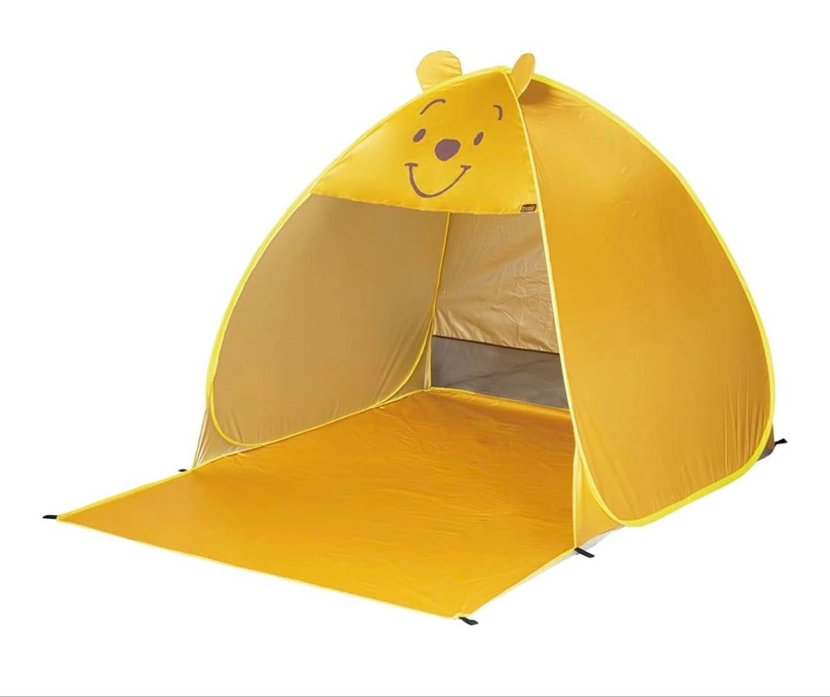 未開封品】ワンタッチキャンピングテント3ー4人用（オレンジ）