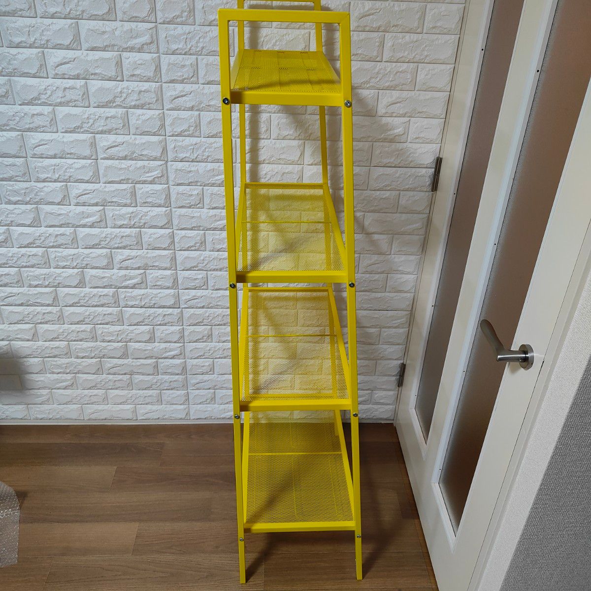 IKEA】レールベリ 廃盤 イエロー シェルフ ラック 4段 黄色｜Yahoo