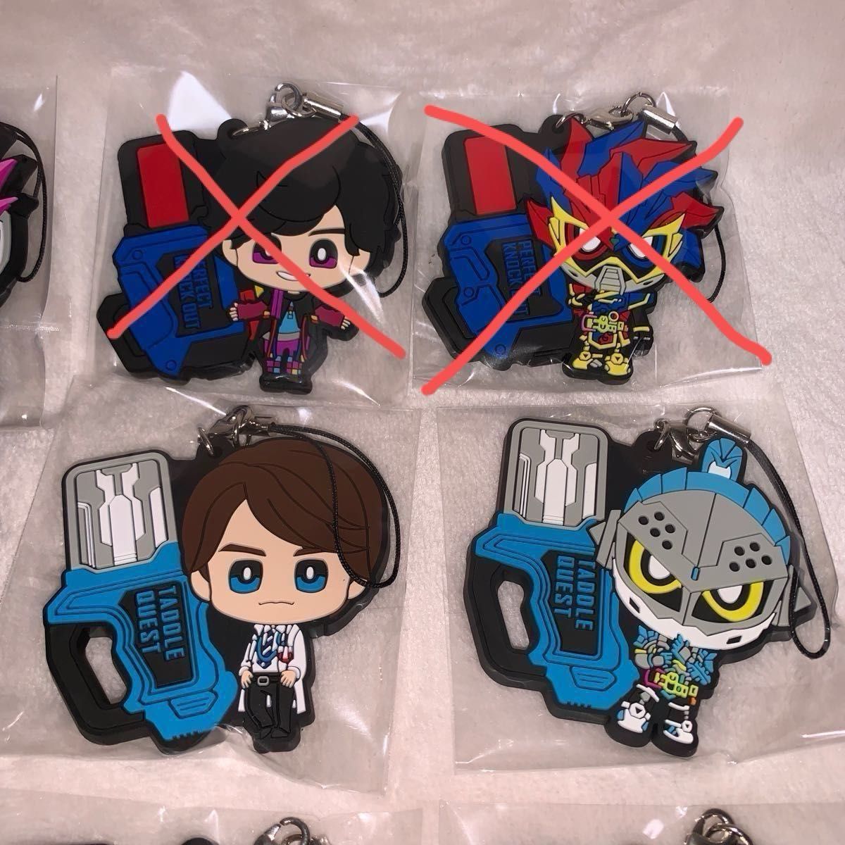 未開封】 【単品価格】 仮面ライダーエグゼイド ラバーストラップ