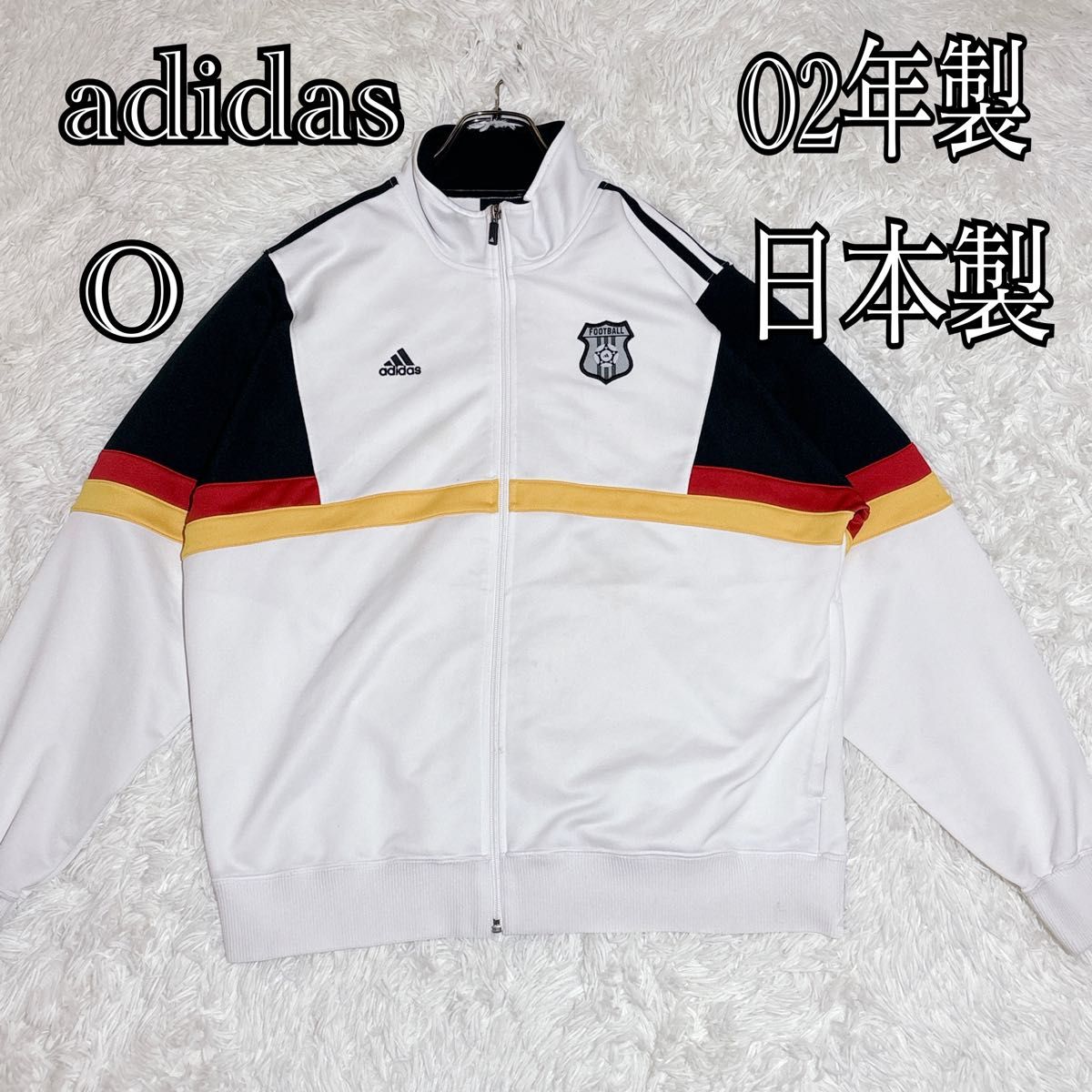 adidas トラックジャケット ドイツ 黒/白 XL adidas トラック