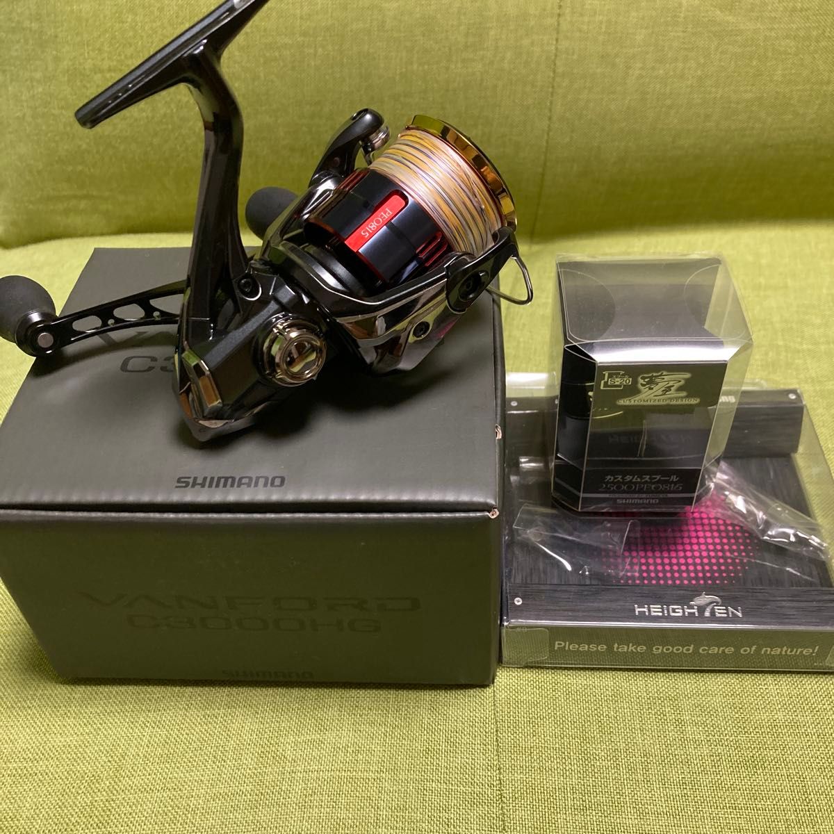 シマノ 24ヴァンフォード C3000HG カスタム品 エギング ティップラン