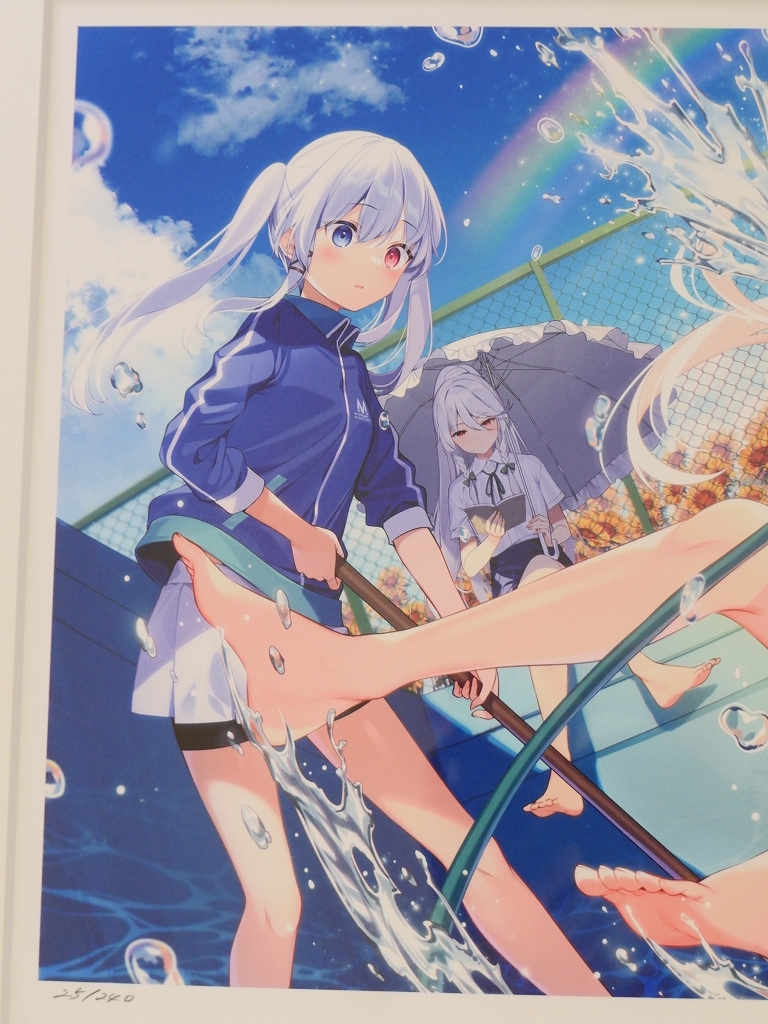 三嶋くろね 版画 DX版アンセリス達の夏休み！