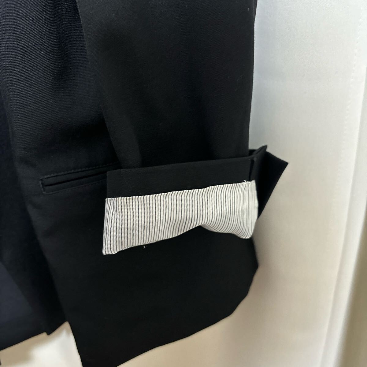 タグ付き Yohji Yamamoto POUR HOMME 23SS ギャバドレープジャケット