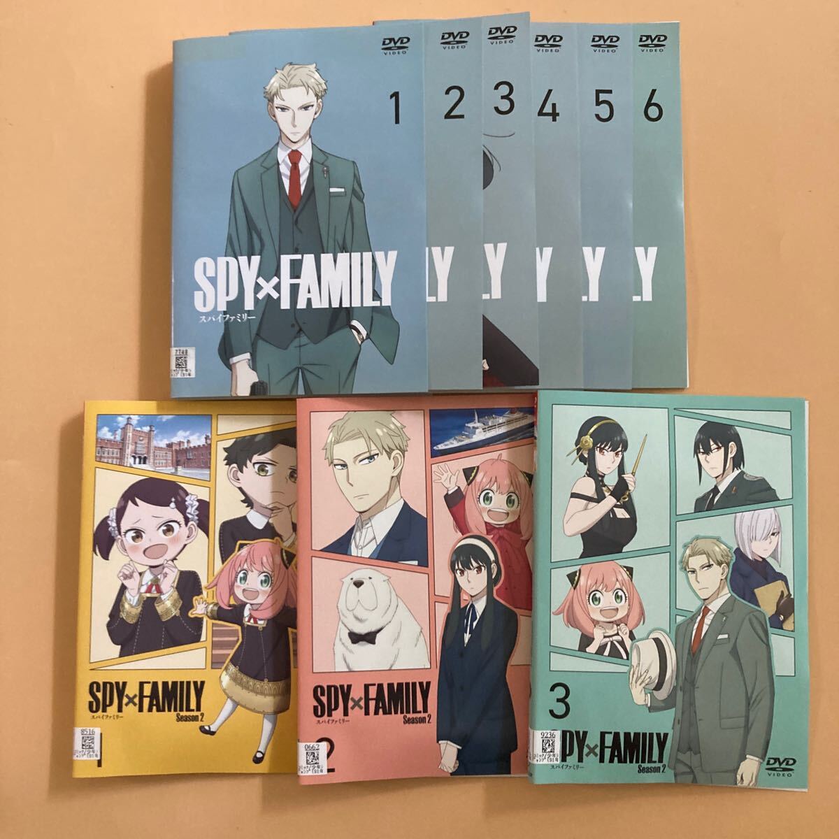 SPY×FAMILY 初回生産限定版DVD 全6巻+全巻収納BOXセット Amazon.co.jp