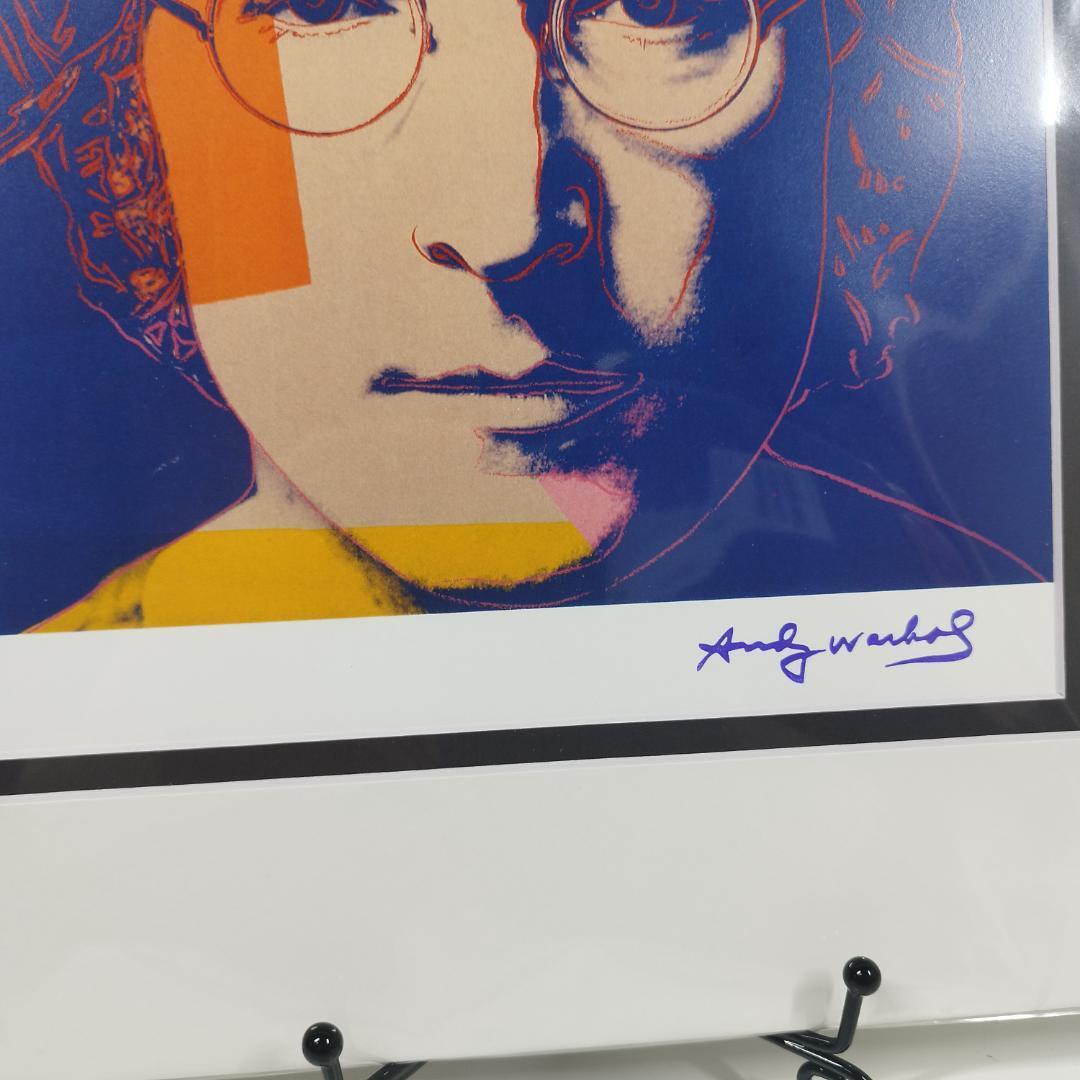 アンディ・ウォーホル ジョン・レノン リトグラフ 絵画 海外 模写 美品