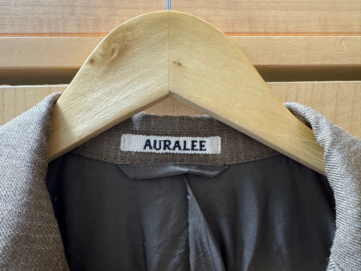 AURALEE BLUEFACED WOOL DOBBY STRIPE JK｜Yahoo!フリマ（旧PayPayフリマ）
