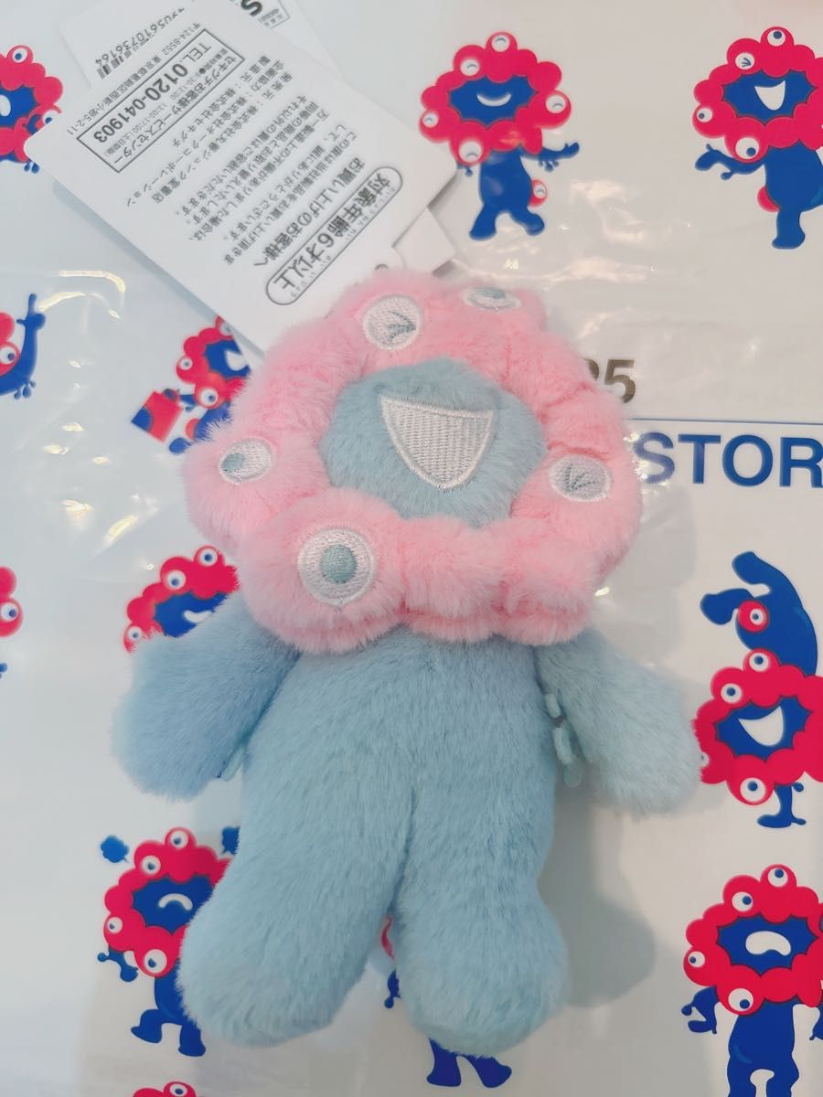 ミャクミャク パステル ブルー 水色 ぬいぐるみ レア 大阪万博 会場内