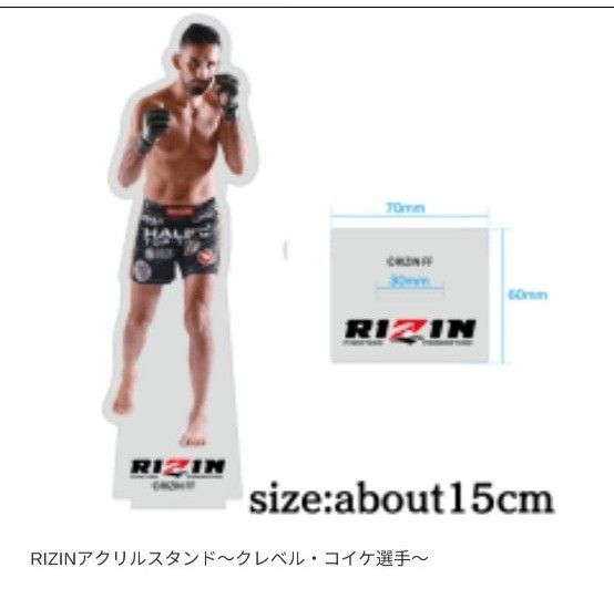 RIZIN×クレマス限定 アクリルスタンドセット 全6種｜Yahoo!フリマ（旧