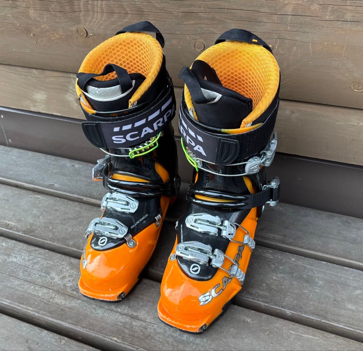 SCARPA スキーブーツ 女性用 オレンジ SCARPA スキーブーツ 女性用