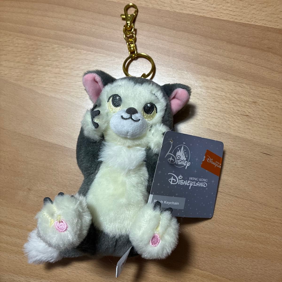 香港ディズニー フィガロ ぬいぐるみ キーホルダー キーチェーン