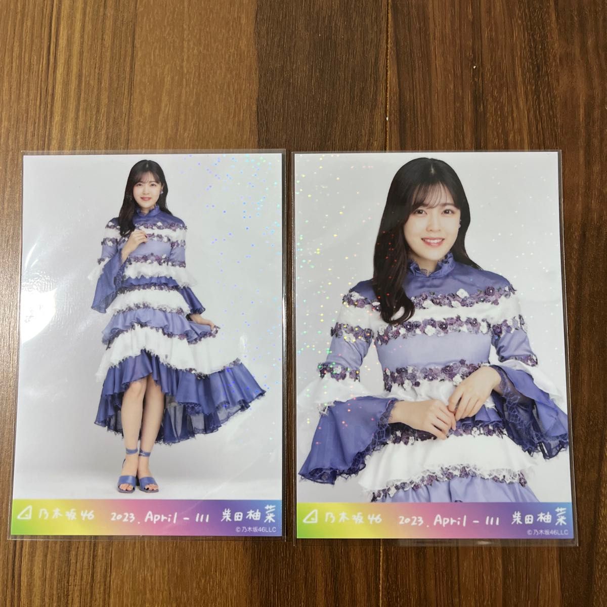 柴田柚菜さん 生写真 SR (スーパーレア) 4枚セット紅白2022衣装 乃木