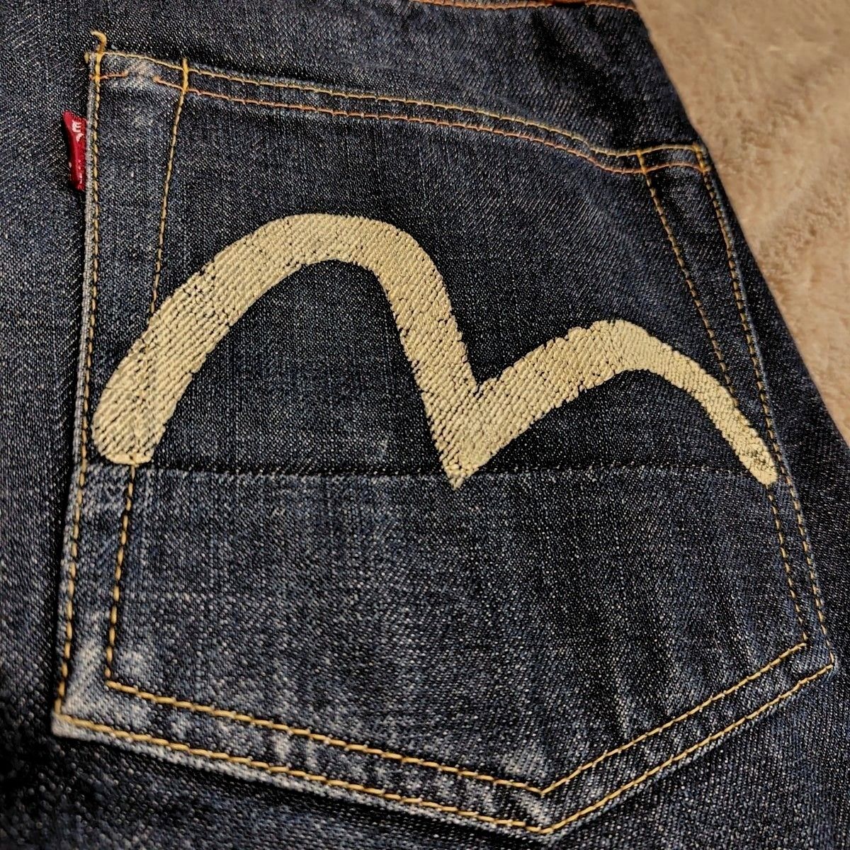 美品 】evisu エヴィス no2 デニム 白カモメ 赤耳｜Yahoo!フリマ（旧