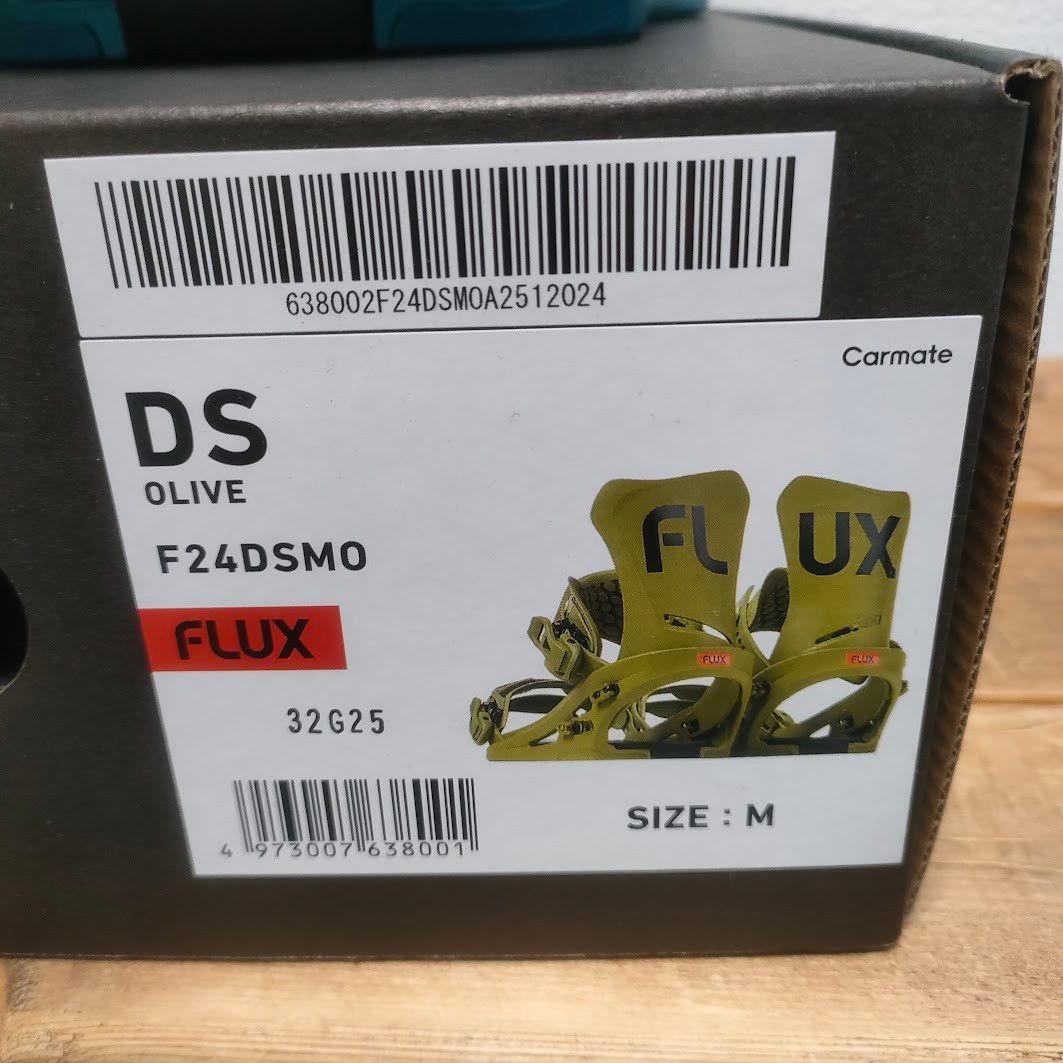 新品 23-24 FLUX フラックス DS Mサイズ25 0〜27 5cm OLIVE／BLUE