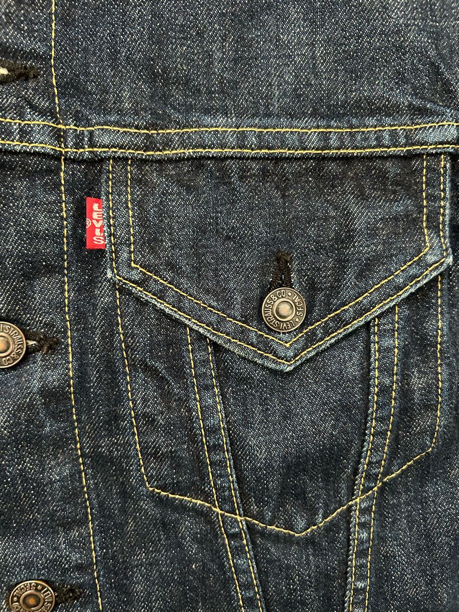送料無料 濃紺 復刻 リーバイス Gジャン 557 サイズ36 ビッグE Levi''s
