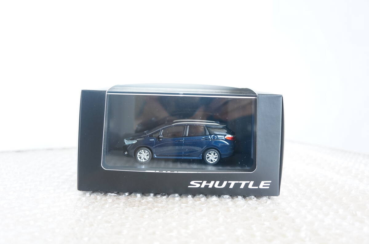 HONDA ホンダ シャトル 1/43 SHUTTLE カラーサンプル 特注 ミニカー 紺