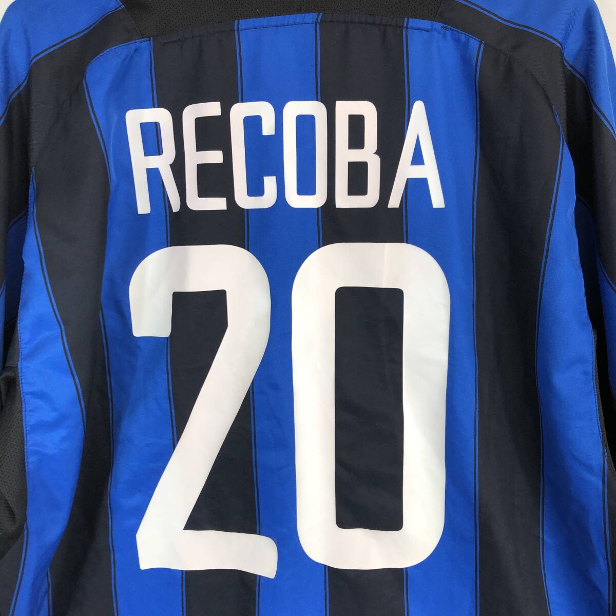 UK製 ナイキ NIKE インテル 長袖ユニフォーム アルバロ・レコバ RECOBA