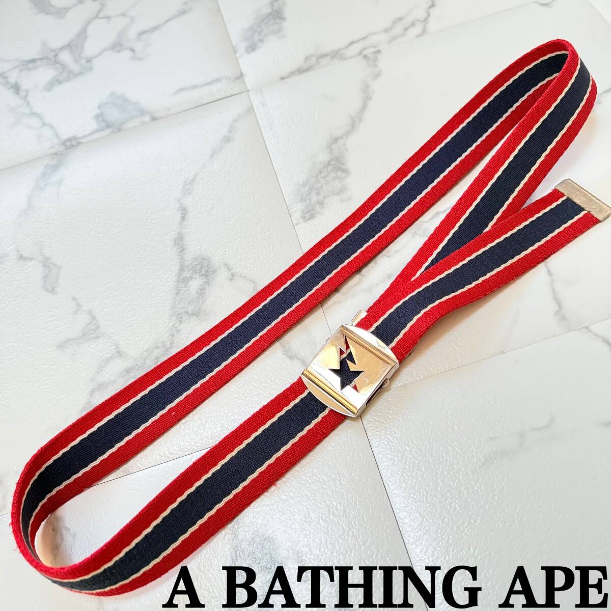 A BATHING APE ア・ベイシング・エイプ 初期 星 稲妻 バックル ガチャ