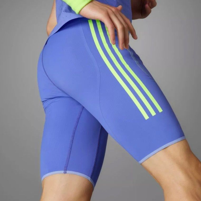 新品 adidas ADIZERO Pro Elite ショートタイツ 紫M アディゼロ