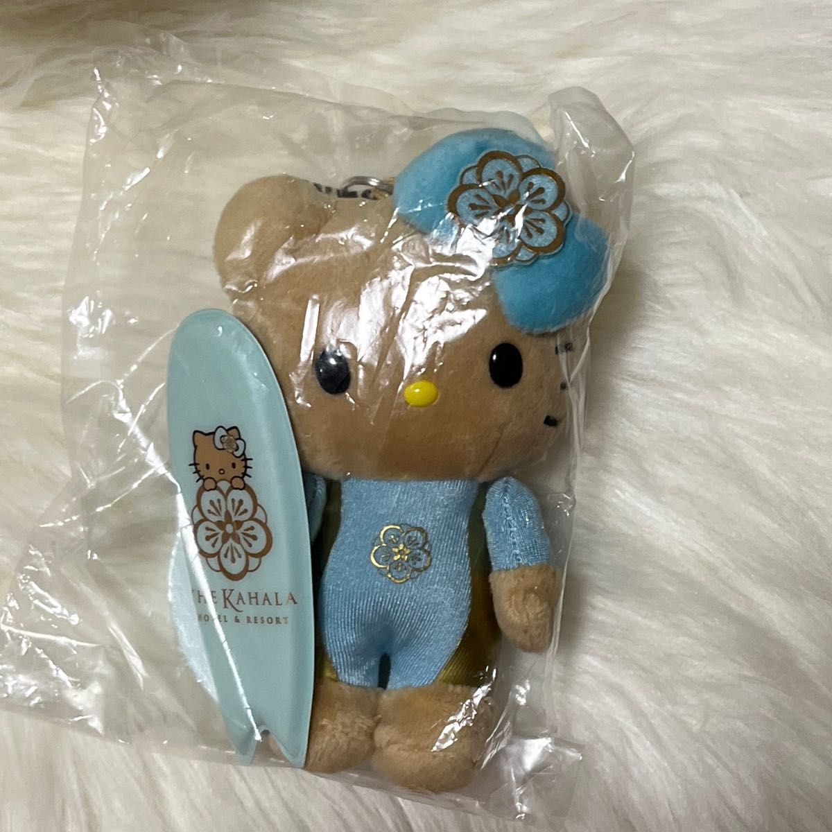 ハワイ限定 日焼け キティちゃん キーチェーン カハラホテル ロゴ入り